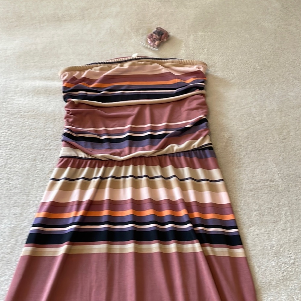 Maurice’s striped hi-low dress